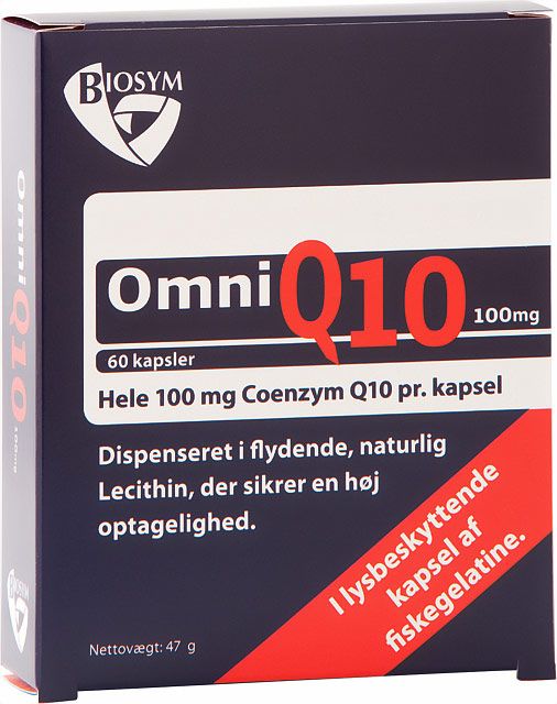 OmniQ10 100 mg 60 stk.